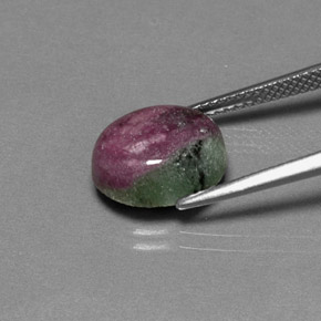Ruby-Zoisite Gemstone in 12 x 10 mm (calibrated) Size for Sale, Ruby-Zoisite Stone in Multicolor Color