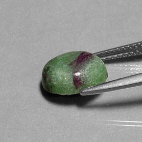 Ruby-Zoisite Gemstone in 10 x 8 mm (calibrated) Size for Sale, Ruby-Zoisite Stone in Multicolor Color