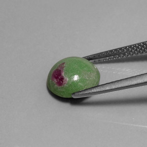 Ruby-Zoisite Gemstone in 9 mm (calibrated) Size for Sale, Ruby-Zoisite Stone in Multicolor Color