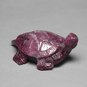 Ruby-Zoisite Gemstone in 42.4 x 29.8 mm Size for Sale, Ruby-Zoisite Stone in Multicolor Color