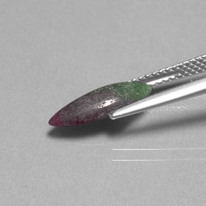 Ruby-Zoisite Gemstone in 13.2 x 5.5 mm Size for Sale, Ruby-Zoisite Stone in Multicolor Color
