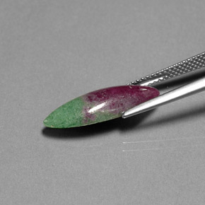 Ruby-Zoisite Gemstone in 19.7 x 7.3 mm Size for Sale, Ruby-Zoisite Stone in Multicolor Color