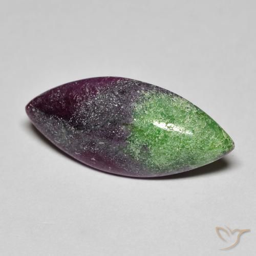8.60ct Natural Multicolor Ruby-Zoisite, Marquise, Opaque