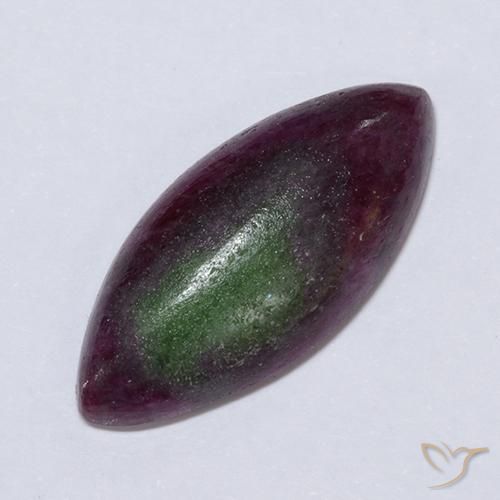 11.04 ct Marquise Ruby-Zoisite, 22.6 x 10.5 mm From Tanzania, Photo A