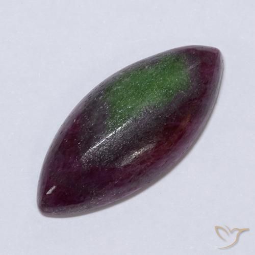 Ruby-Zoisite Gemstone in 22.6 x 10.5 mm Size for Sale, Ruby-Zoisite Stone in Multicolor Color