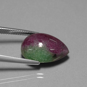 Ruby-Zoisite Gemstone in 18 x 13 mm (calibrated) Size for Sale, Ruby-Zoisite Stone in Multicolor Color