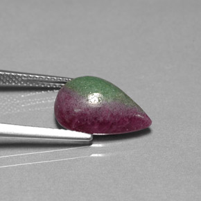 Ruby-Zoisite Gemstone in 14.1 x 10.2 mm Size for Sale, Ruby-Zoisite Stone in Multicolor Color