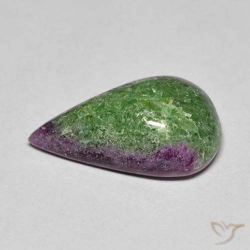 Ruby-Zoisite Gemstone in 16.4 x 10.5 mm Size for Sale, Ruby-Zoisite Stone in Multicolor Color