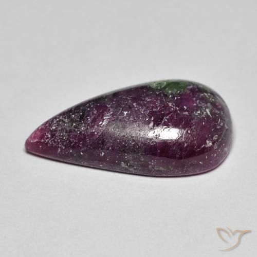 Ruby-Zoisite Gemstone in 18.3 x 9.9 mm Size for Sale, Ruby-Zoisite Stone in Multicolor Color