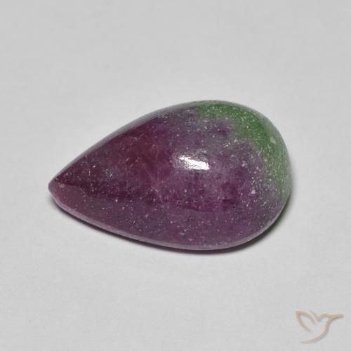 Ruby-Zoisite Gemstone in 15 x 10 mm (calibrated) Size for Sale, Ruby-Zoisite Stone in Multicolor Color