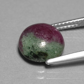 Ruby-Zoisite Gemstone in 10 mm (calibrated) Size for Sale, Ruby-Zoisite Stone in Multicolor Color