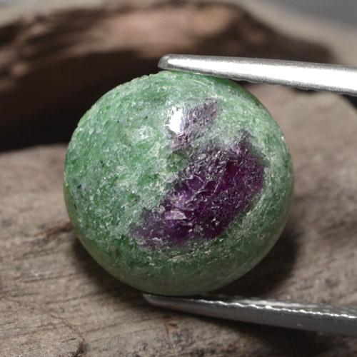 6ct Round Cabochon Multicolor Ruby-Zoisite Gem for sale 6ct Round Cabochon Multicolor Ruby-Zoisite Gem (ID: 293228)