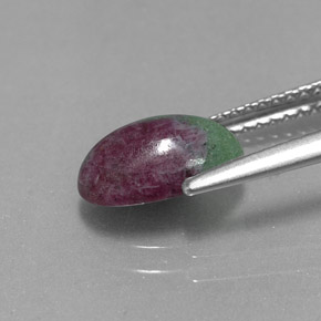 Ruby-Zoisite Gemstone in 9.7 x 5.8 mm Size for Sale, Ruby-Zoisite Stone in Multicolor Color