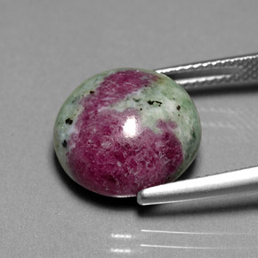Ruby-Zoisite Gemstone in 13.4 mm Size for Sale, Ruby-Zoisite Stone in Multicolor Color