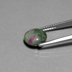 Ruby-Zoisite Gemstone in 8 mm (calibrated) Size for Sale, Ruby-Zoisite Stone in Multicolor Color
