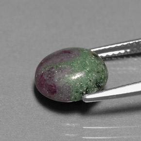 Ruby-Zoisite Gemstone in 9.8 mm Size for Sale, Ruby-Zoisite Stone in Multicolor Color