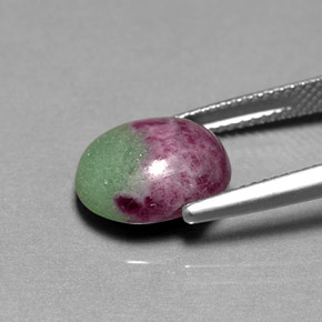 Ruby-Zoisite Gemstone in 12 x 10 mm (calibrated) Size for Sale, Ruby-Zoisite Stone in Multicolor Color
