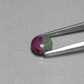Ruby-Zoisite Gemstone in 6.5 mm (calibrated) Size for Sale, Ruby-Zoisite Stone in Multicolor Color
