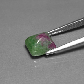 Ruby-Zoisite Gemstone in 8 x 7.3 mm Size for Sale, Ruby-Zoisite Stone in Multicolor Color
