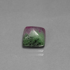 3.64 ct Multicolor Ruby-Zoisite Gemstone, Ruby-Zoisite Gem in Baguette Cabochon Shape for Sale.