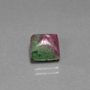 4.47 ct Multicolor Ruby-Zoisite Gemstone, Ruby-Zoisite Gem in Baguette Cabochon Shape for Sale.