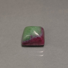 3.85 ct Multicolor Ruby-Zoisite Gemstone, Ruby-Zoisite Gem in Baguette Cabochon Shape for Sale.