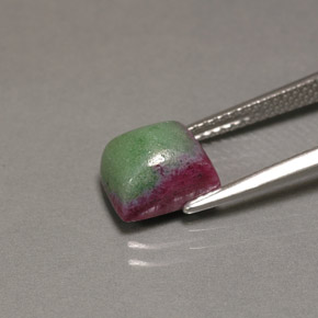 Ruby-Zoisite Gemstone in 8.3 x 7.2 mm Size for Sale, Ruby-Zoisite Stone in Multicolor Color