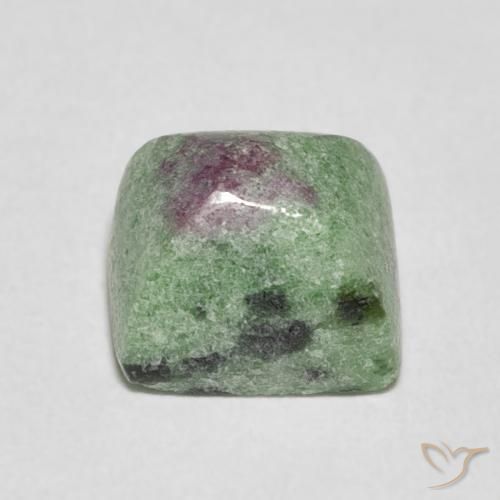 5.41ct Natural Multicolor Ruby-Zoisite, Baguette, Opaque