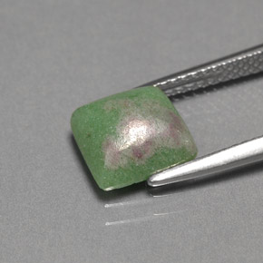 Ruby-Zoisite Gemstone in 8 x 8 mm (calibrated) Size for Sale, Ruby-Zoisite Stone in Multicolor Color