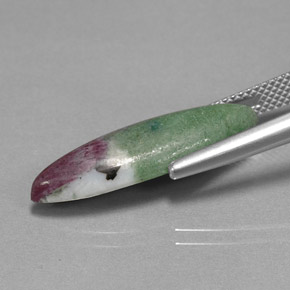Ruby-Zoisite Gemstone in 24.1 x 8.2 mm Size for Sale, Ruby-Zoisite Stone in Multicolor Color