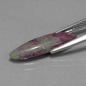 Ruby-Zoisite Gemstone in 18.5 x 5.4 mm Size for Sale, Ruby-Zoisite Stone in Multicolor Color