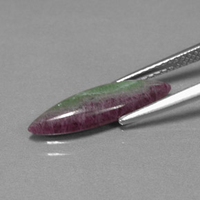 Ruby-Zoisite Gemstone in 18.2 x 5.5 mm Size for Sale, Ruby-Zoisite Stone in Multicolor Color