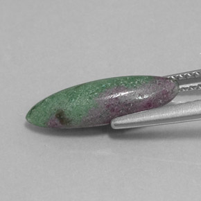 Ruby-Zoisite Gemstone in 15.8 x 5.9 mm Size for Sale, Ruby-Zoisite Stone in Multicolor Color