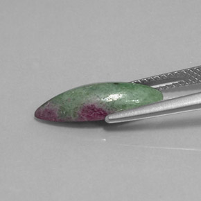 Ruby-Zoisite Gemstone in 16.5 x 6.1 mm Size for Sale, Ruby-Zoisite Stone in Multicolor Color
