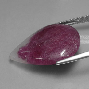 Ruby-Zoisite Gemstone in 24.7 x 20 mm Size for Sale, Ruby-Zoisite Stone in Multicolor Color