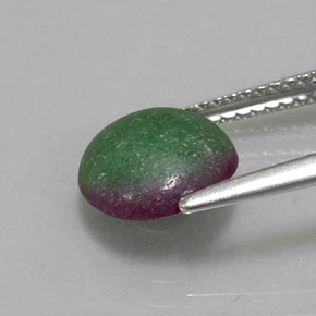 Ruby-Zoisite Gemstone in 9 mm (calibrated) Size for Sale, Ruby-Zoisite Stone in Multicolor Color