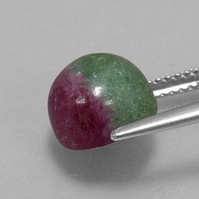 Ruby-Zoisite Gemstone in 9 mm (calibrated) Size for Sale, Ruby-Zoisite Stone in Multicolor Color