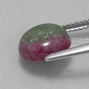 Ruby-Zoisite Gemstone in 9.7 mm Size for Sale, Ruby-Zoisite Stone in Multicolor Color