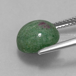 Ruby-Zoisite Gemstone in 10 mm (calibrated) Size for Sale, Ruby-Zoisite Stone in Multicolor Color