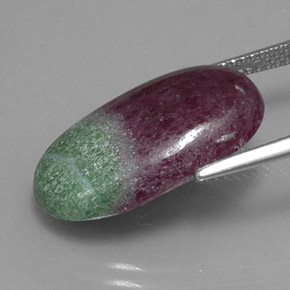 Ruby-Zoisite Gemstone in 20.6 x 12.4 mm Size for Sale, Ruby-Zoisite Stone in Multicolor Color