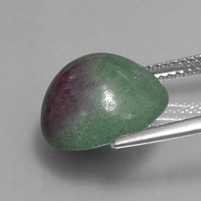 Ruby-Zoisite Gemstone in 13 mm (calibrated) Size for Sale, Ruby-Zoisite Stone in Multicolor Color