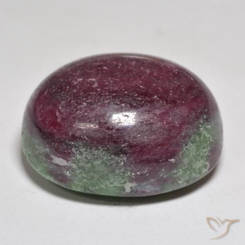 Ruby-Zoisite Gemstone in 24.8 x 21.5 mm Size for Sale, Ruby-Zoisite Stone in Multicolor Color