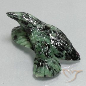 Ruby-Zoisite Gemstone in 32.3 x 29.2 mm Size for Sale, Ruby-Zoisite Stone in Multicolor Color