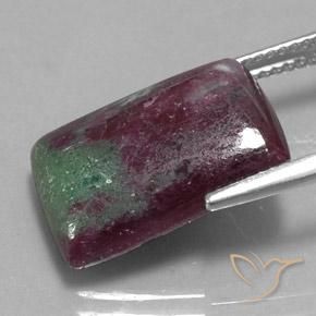 Ruby-Zoisite Gemstone in 17.1 x 12 mm Size for Sale, Ruby-Zoisite Stone in Multicolor Color