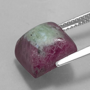 Ruby-Zoisite Gemstone in 10.4 x 10.1 mm Size for Sale, Ruby-Zoisite Stone in Multicolor Color