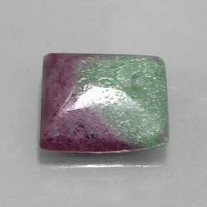 5.70 ct Multicolor Ruby-Zoisite Stone, Natural Ruby-Zoisite in Square Cabochon Shape for Sale