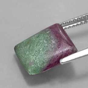 Ruby-Zoisite Gemstone in 11 x 11 mm (calibrated) Size for Sale, Ruby-Zoisite Stone in Multicolor Color