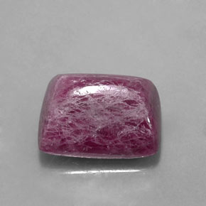 8.80 ct Multicolor Ruby-Zoisite Stone, Natural Ruby-Zoisite in Baguette Cabochon Shape for Sale
