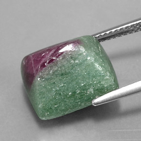 Ruby-Zoisite Gemstone in 13.2 x 11.2 mm Size for Sale, Ruby-Zoisite Stone in Multicolor Color