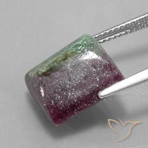 Ruby-Zoisite Gemstone in 12.1 x 11.3 mm Size for Sale, Ruby-Zoisite Stone in Multicolor Color